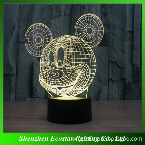 Factory price 3D illusion table lighting lamp supplier